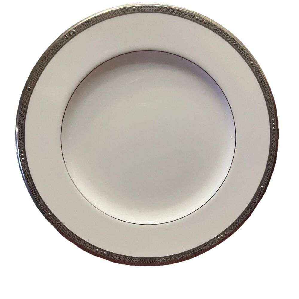 Noritake Chatelaine Platinum (2) Dinner Plates, 10 7/8"